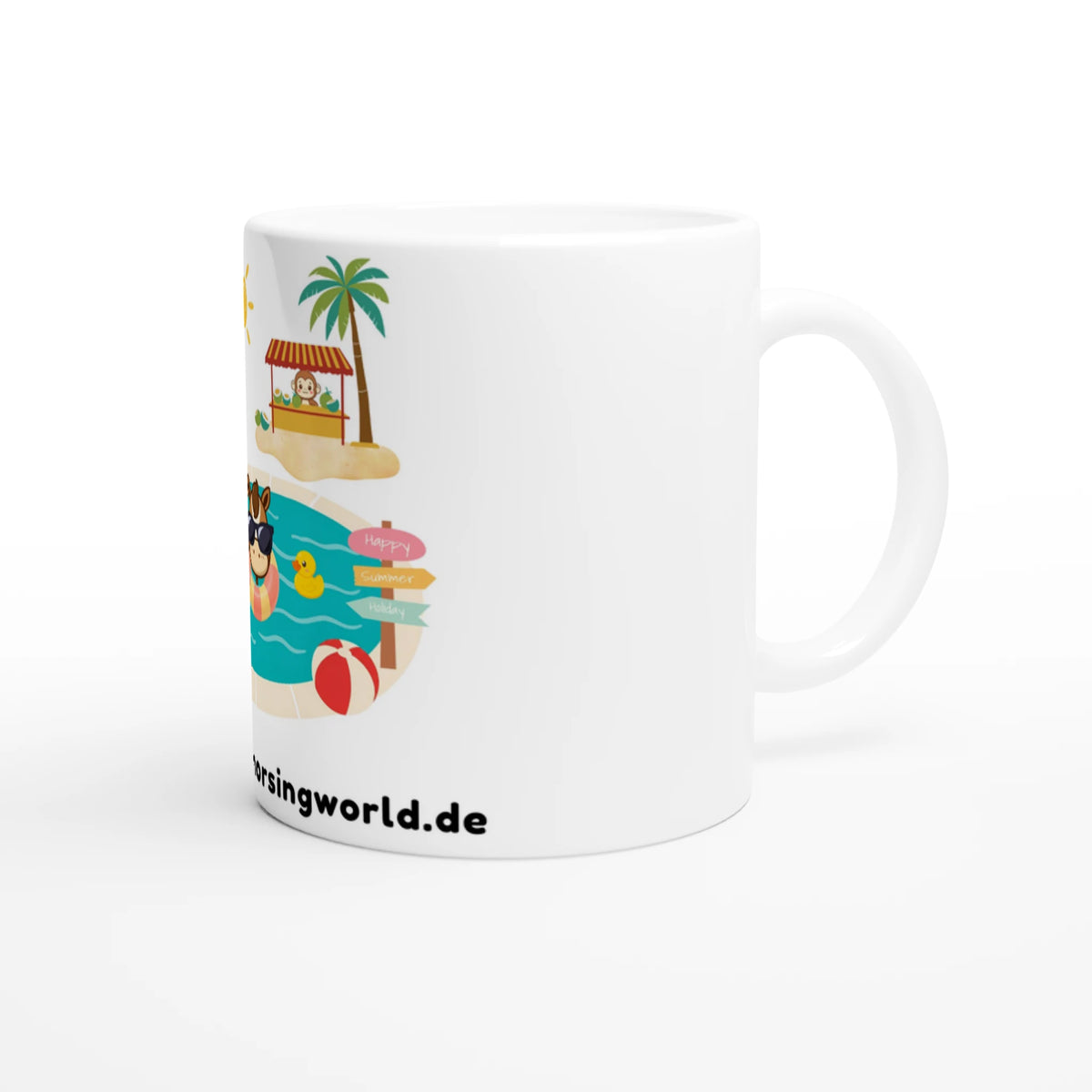 Tasse Hobby Horsing Poolparty – Produktansicht 3