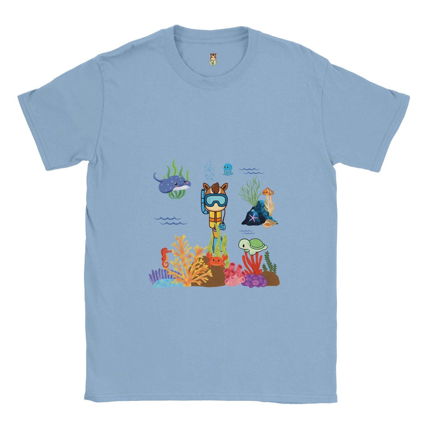 Hobby Horsing T-Shirt Tauchgang – Produktansicht 4