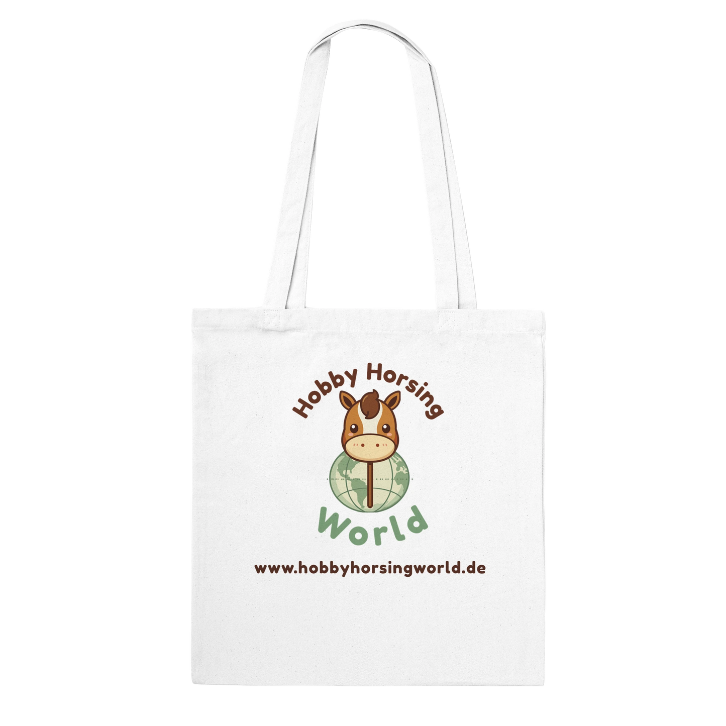 Stofftasche mit Hobby Horsing World und Forum Motiv