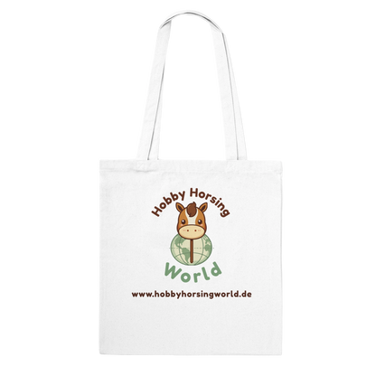 Stofftasche mit Hobby Horsing World und Forum Motiv
