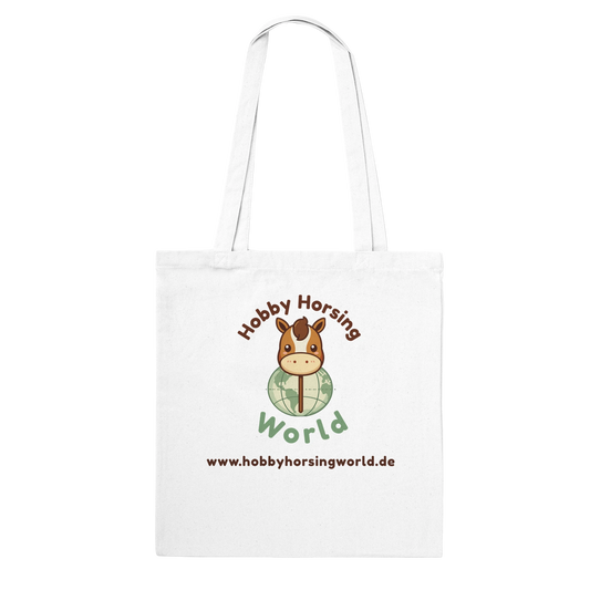 Stofftasche mit Hobby Horsing World und Forum Motiv