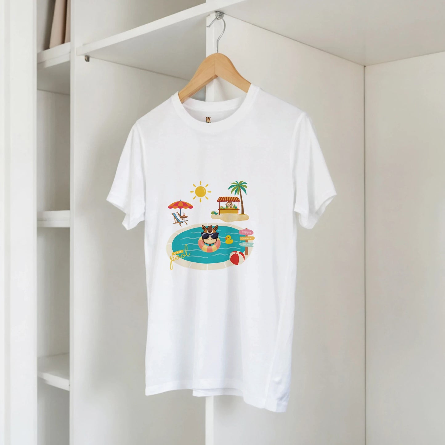 Hobby Horsing T-Shirt Poolparty für Steckenpferd Fans – Produktansicht 7