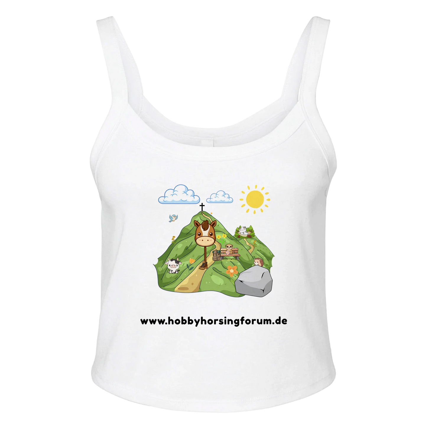 Hobby Horsing Tanktop mit Motiv Wandertag