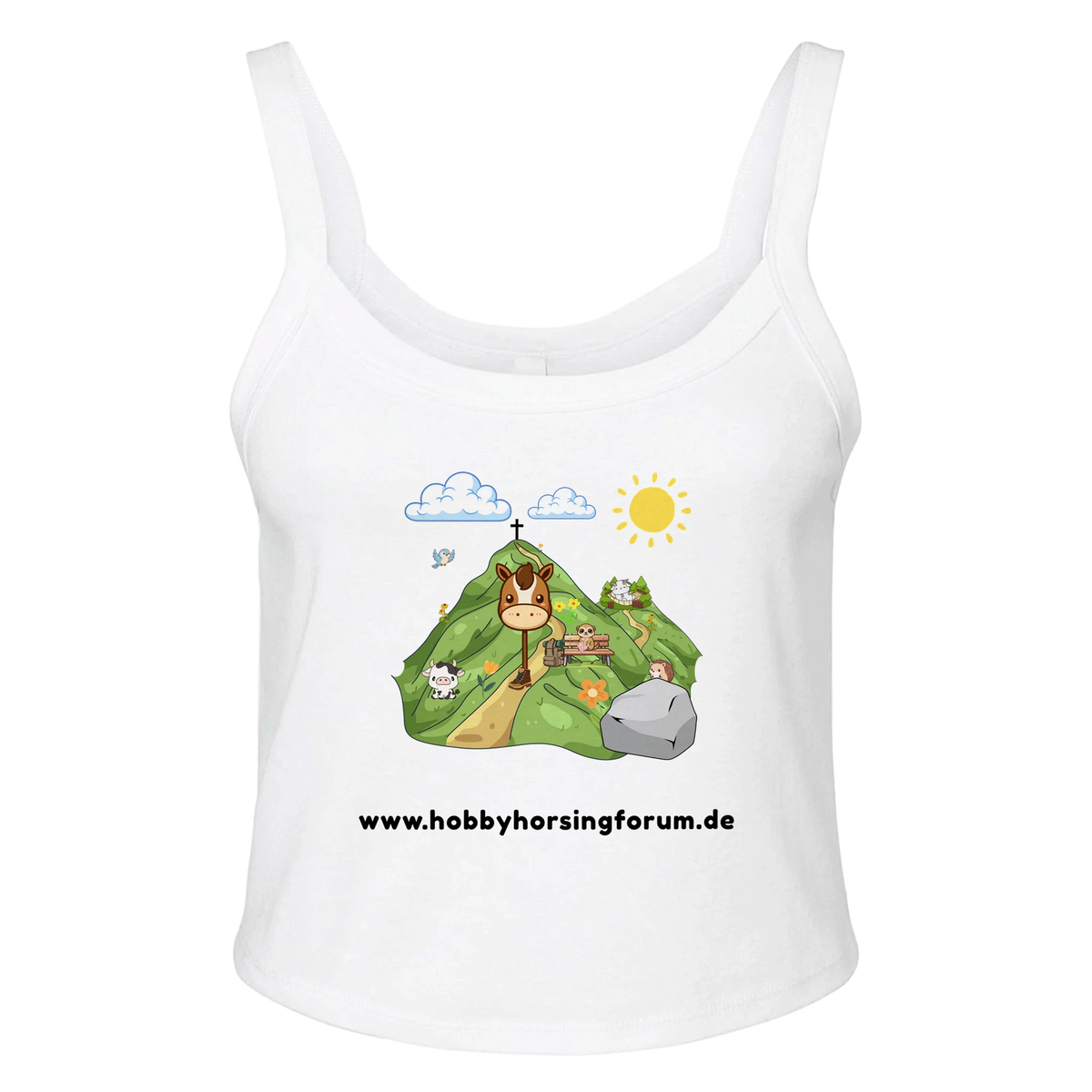 Hobby Horsing Tanktop mit Motiv Wandertag