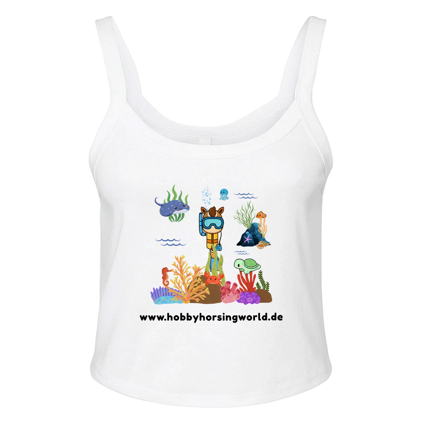 Hobby Horsing Tanktop mit Motiv Tauchgang
