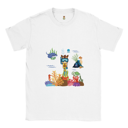 Hobby Horsing T-Shirt mit Motiv Tauchgang