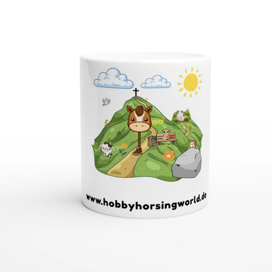 Tasse mit Hobby Horsing Motiv Wandertag