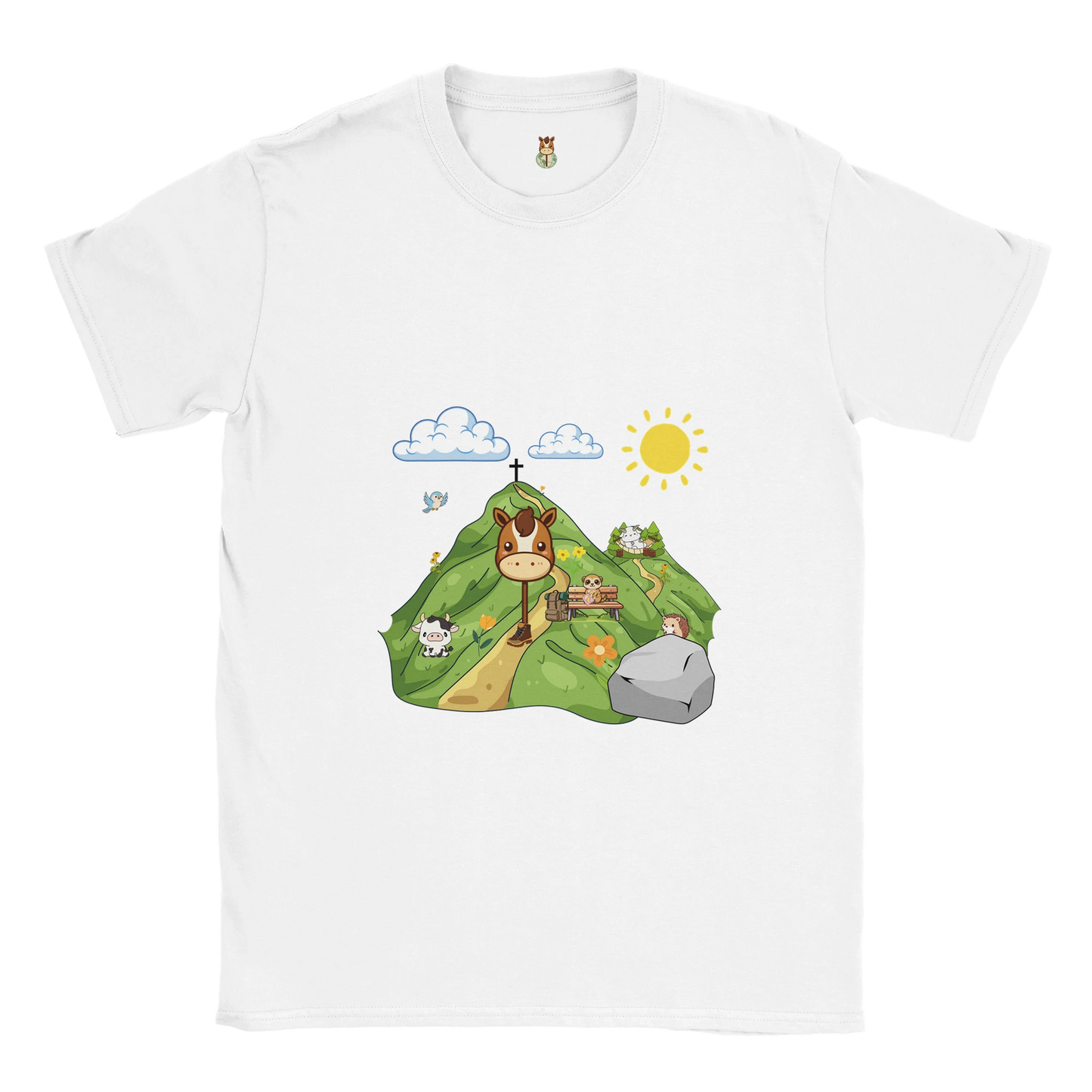 Hobby Horsing T-Shirt mit Motiv Wandertag