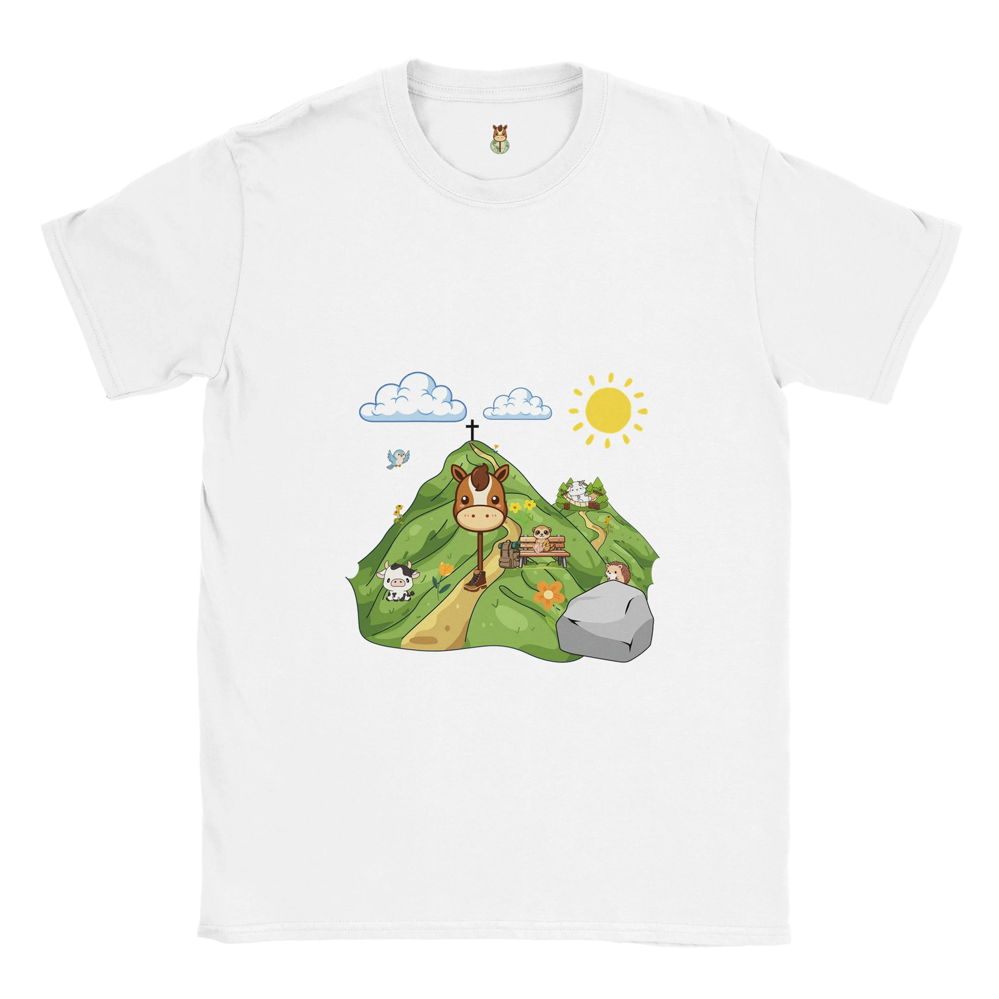Hobby Horsing T-Shirt mit Motiv Wandertag