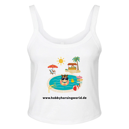 Hobby Horsing Tanktop mit Motiv Poolparty