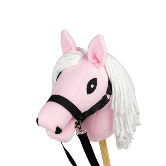 Hobby Horse mit Halfter und Zügel – Rosa (A5)