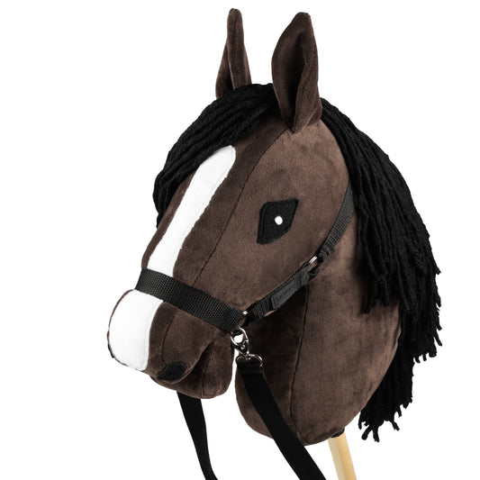 Hobby Horse mit Halfter und Zügel – Brauner (A3)