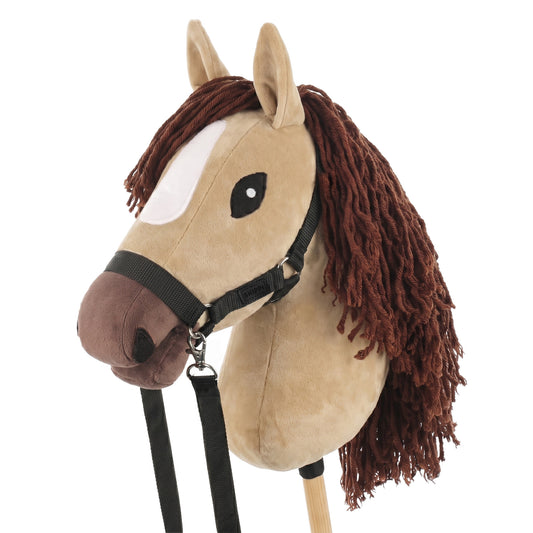Hobby Horse mit Halfter und Zügel – Falbe (A3)