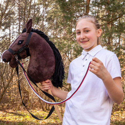 Anbindeleine mit Longe und Plüschkarotte – Bild 2