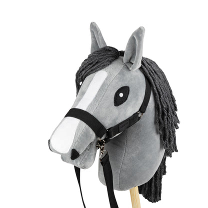 Hobby Horse mit Halfter und Zügel – Grauschimmel (A4)