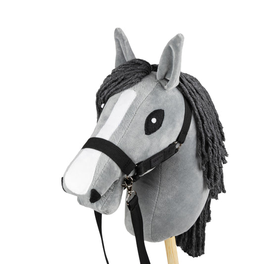 Hobby Horse mit Halfter und Zügel – Grauschimmel (A4)