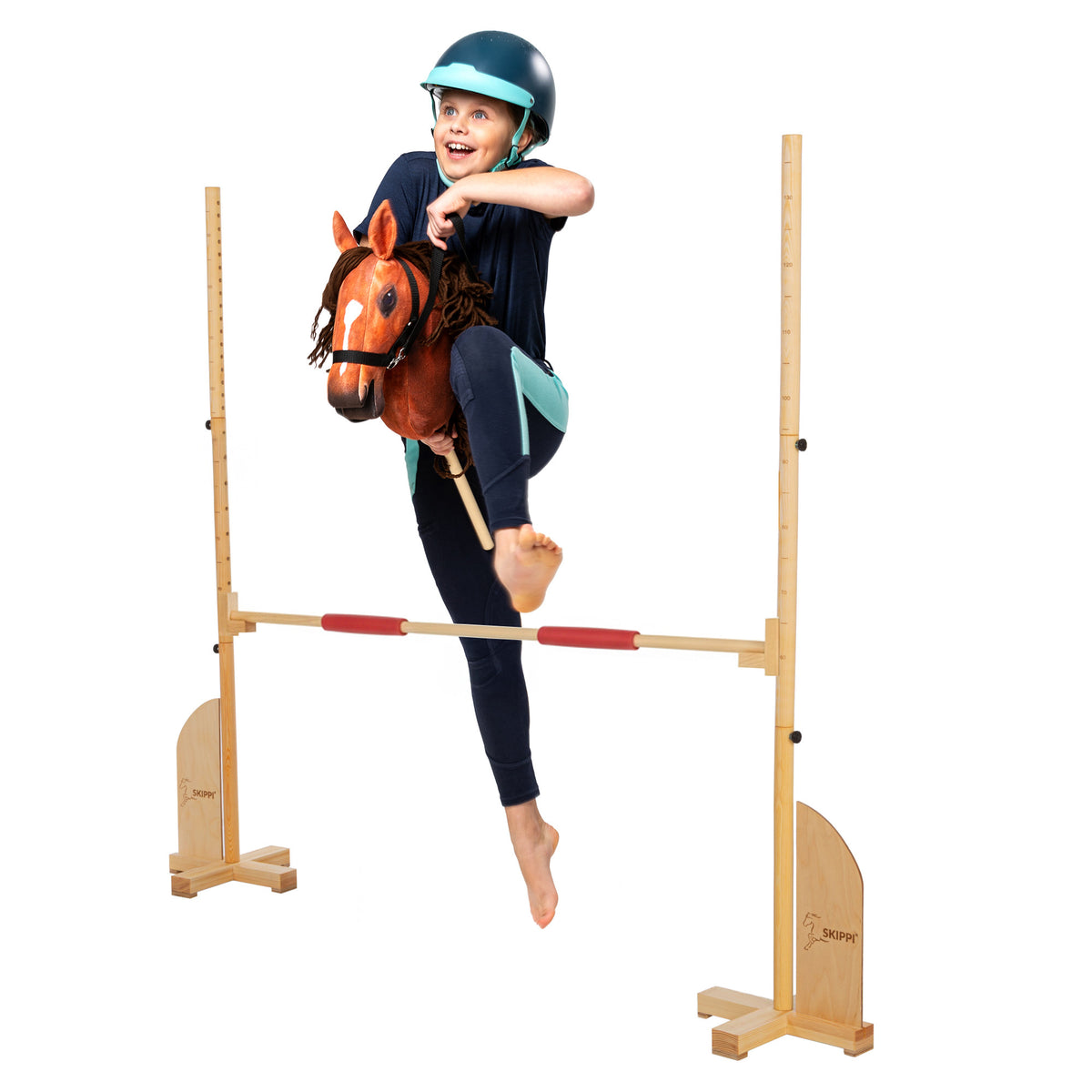 Springhindernis bis 135 cm Holz – Bild 5