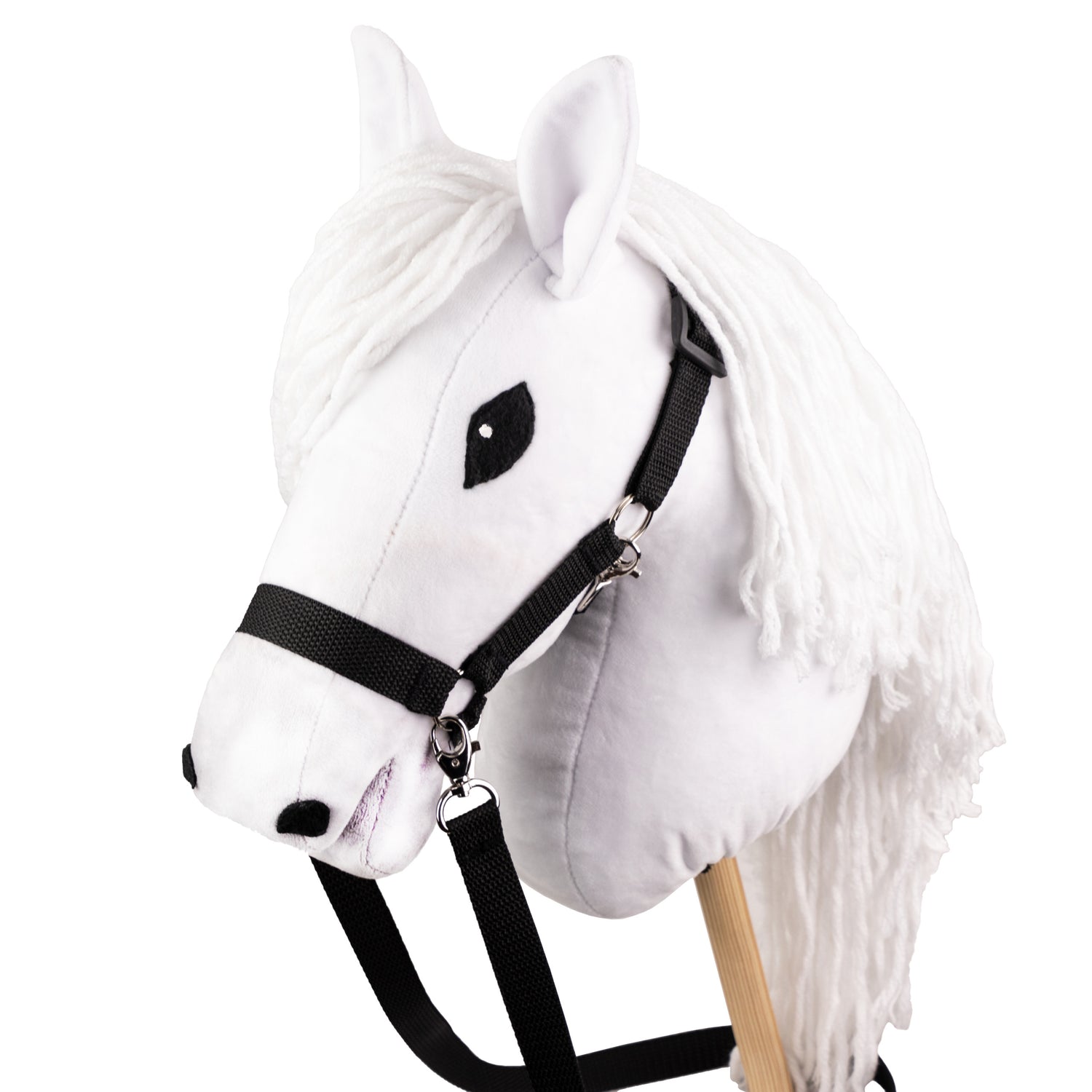 Hobby Horse mit Halfter und Zügel – Schimmel (A3)